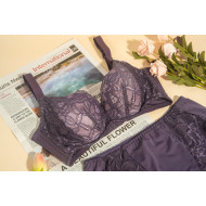 輕柔綻放絲棉高支撐軟鋼圈內衣 D, E罩杯 1868 (全2色)