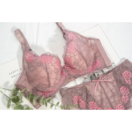 花韻柔托蕾絲集中型內衣 1856 (全3色)
